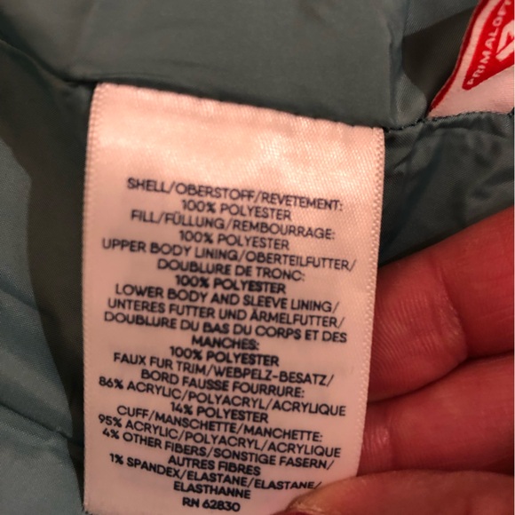 Lands’ End soft green warmest coat, Sz S - Picture 10 of 10